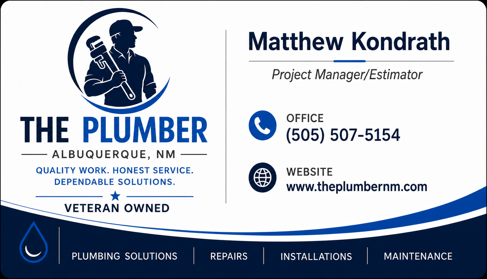 The Plumber - Anytime Water Heaters logo